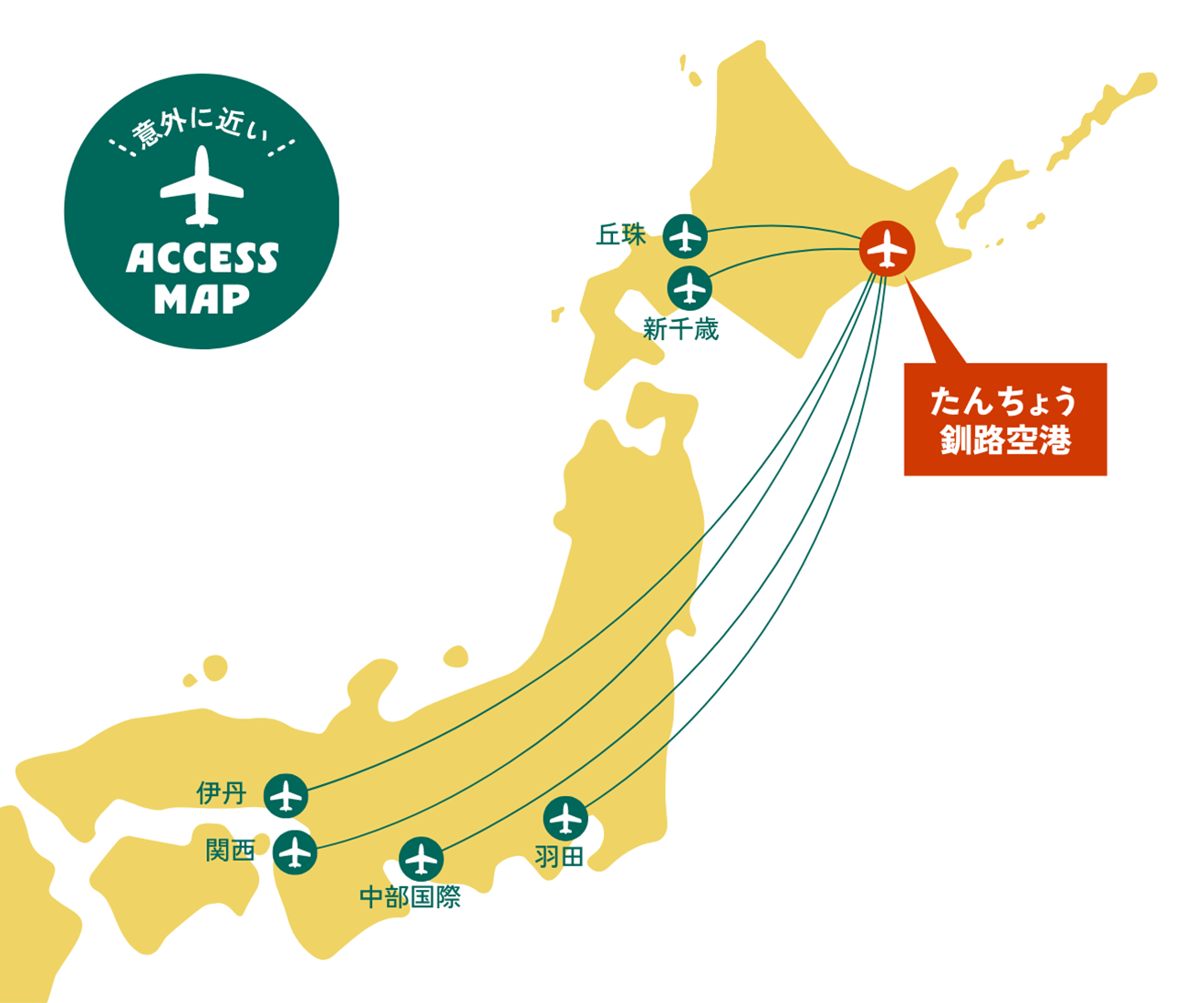 意外に近い ACCESS MAP